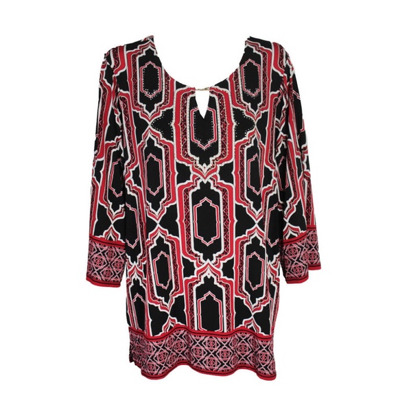 jm collection tops plus size